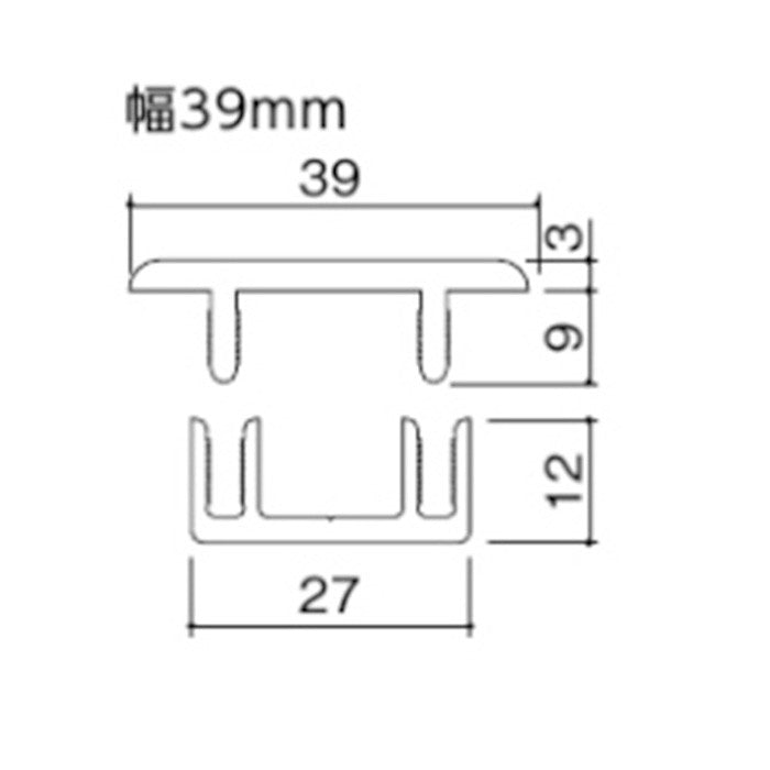 【中古A】 EIDAI（エイダイ）シート見切り　TDB-1RM1D20LN　LN柄（ネイキッドライト）　長さ730mm