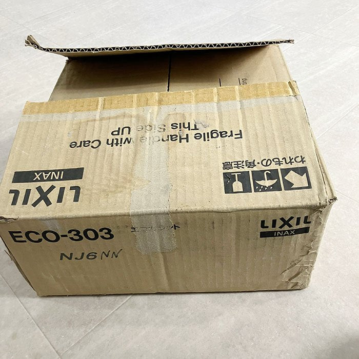 【中古A】 リクシル（LIXIL） タイル 内装壁 エコカラットニュージュラク Fシリーズ 303角平 ECO-303/NJ6NN