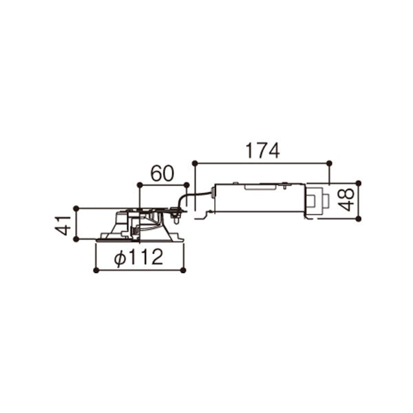 【未使用品】【開封品】【新品】【3箱セット】 Panasonic（パナソニック）天井埋込型 LED（電球色） ダウンライト LRD1100L LB1 防湿型・防雨型・調光タイプ（ライコン別売）