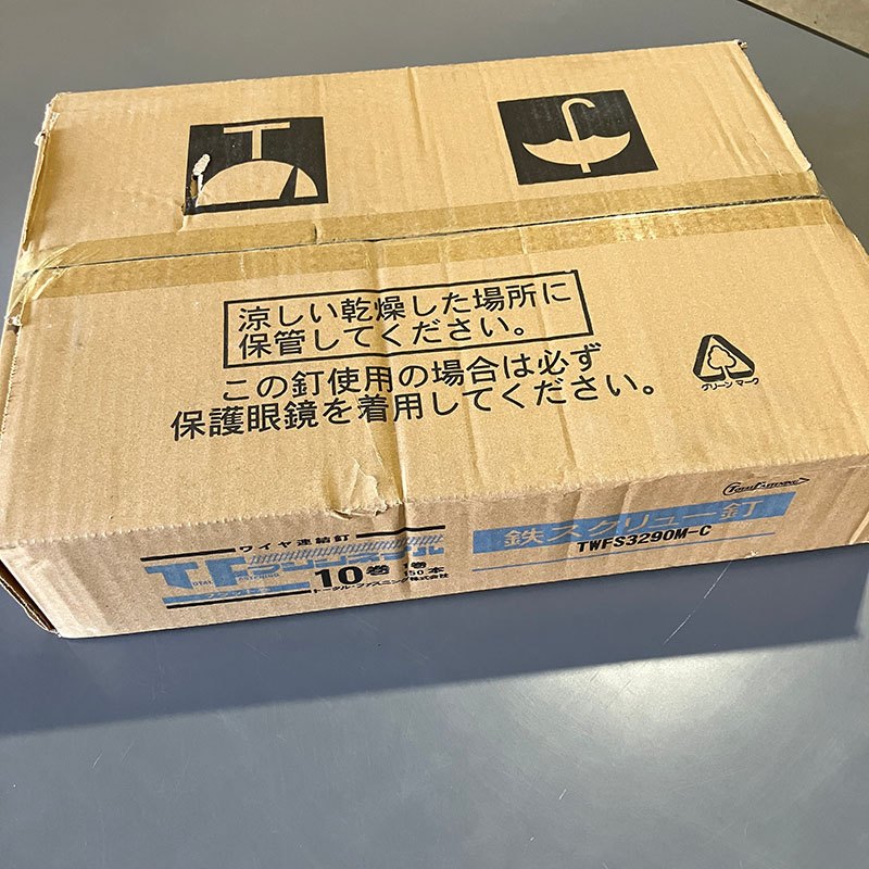 【未使用品】【開封品】【中古A】 トータルファスニング ワイヤ連結釘（フラット連結）TWFS3290M-C 150本×10巻