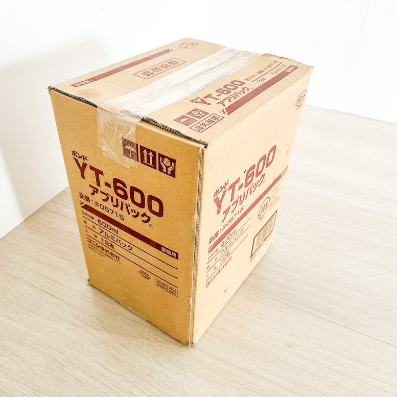 ＜KONISHI＞ボンド YT-600 アプリパック　木質床組・束施工用（型番：＃05715）【未使用アウトレット品】12本入