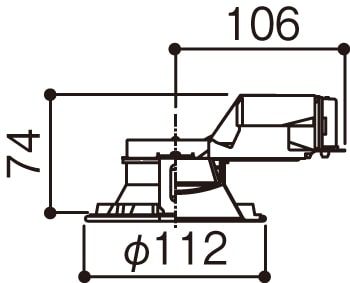 【未使用品】【開封品】【中古A】 パナソニック ダウンライト LED照明器具 LSEB9531LE1